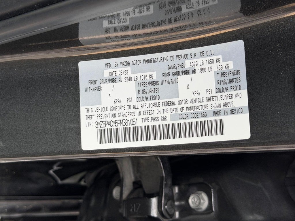 2023 Mazda Mazda3 2.5 S Preferred Package