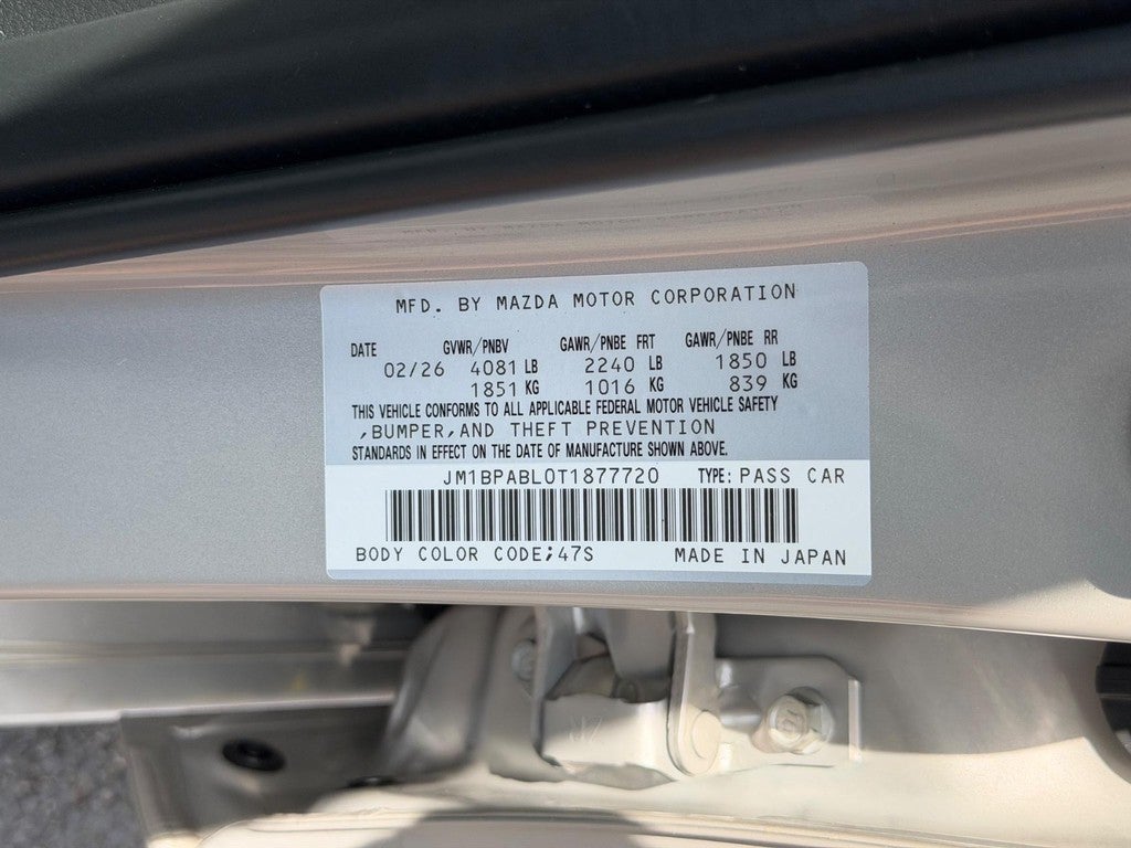 2026 Mazda Mazda3 Sedan 2.5 S Select Sport