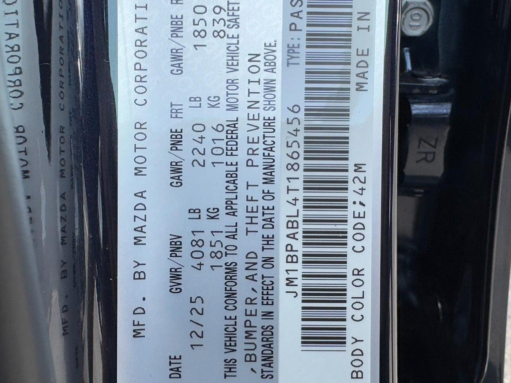 2026 Mazda Mazda3 Sedan 2.5 S Select Sport