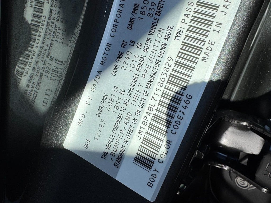 2026 Mazda Mazda3 Sedan 2.5 S Select Sport