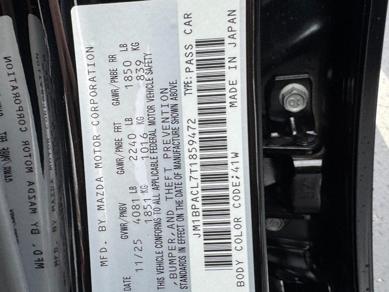 2026 Mazda Mazda3 Sedan 2.5 S Preferred