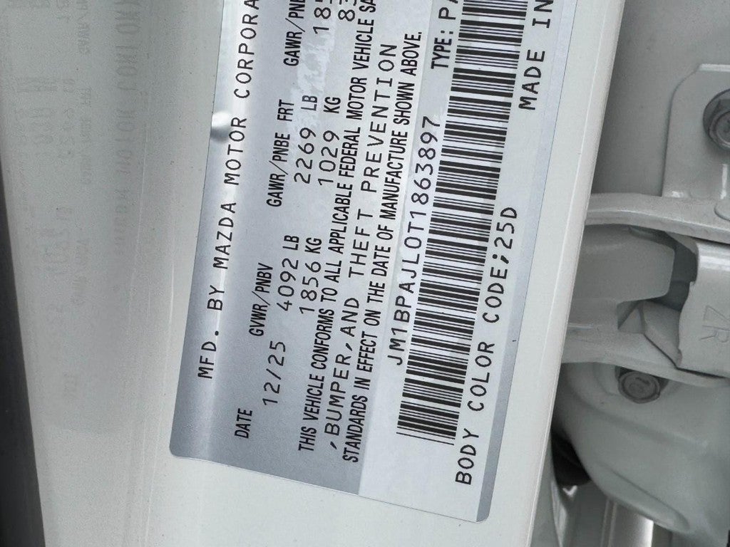 2026 Mazda Mazda3 Hatchback 2.5 S