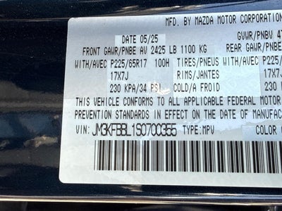 2025 Mazda Mazda CX-5 2.5 S Select Package