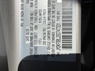 2025 Mazda Mazda CX-5 2.5 S Select AWD