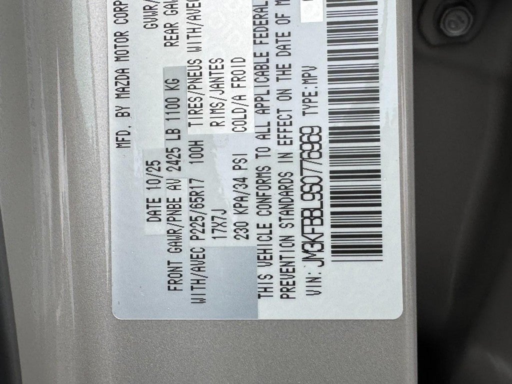 2025 Mazda Mazda CX-5 2.5 S Select AWD