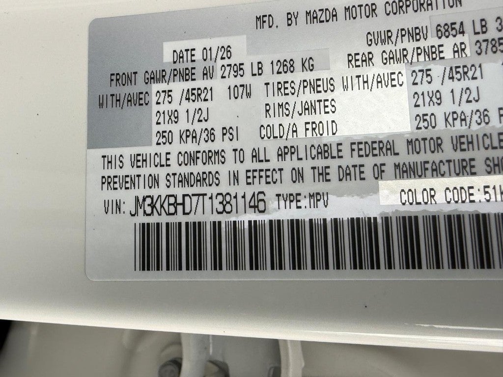 2026 Mazda Mazda CX-90 3.3 Turbo Preferred AWD