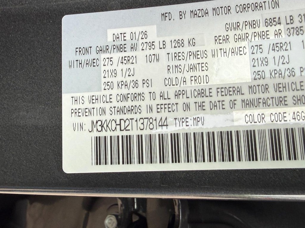 2026 Mazda Mazda CX-90 3.3 Turbo Premium Sport AWD