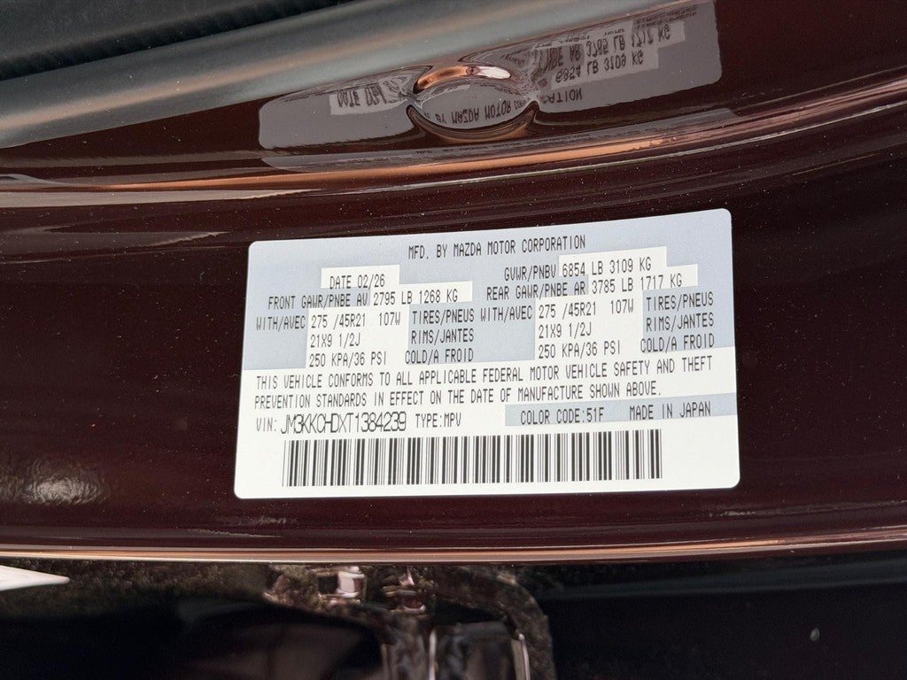 2026 Mazda Mazda CX-90 3.3 Turbo Premium Sport AWD