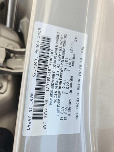 2026 Mazda Mazda3 Sedan 2.5 S Select Sport