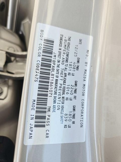 2026 Mazda Mazda3 Sedan 2.5 S Select Sport