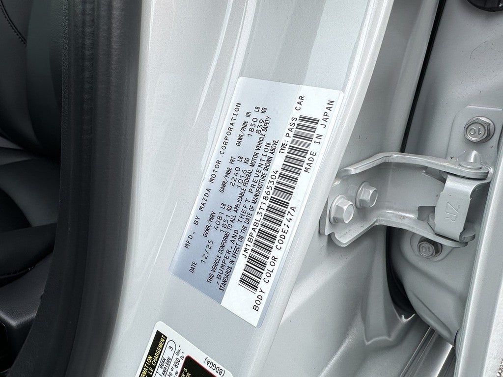 2026 Mazda Mazda3 Sedan 2.5 S Select Sport