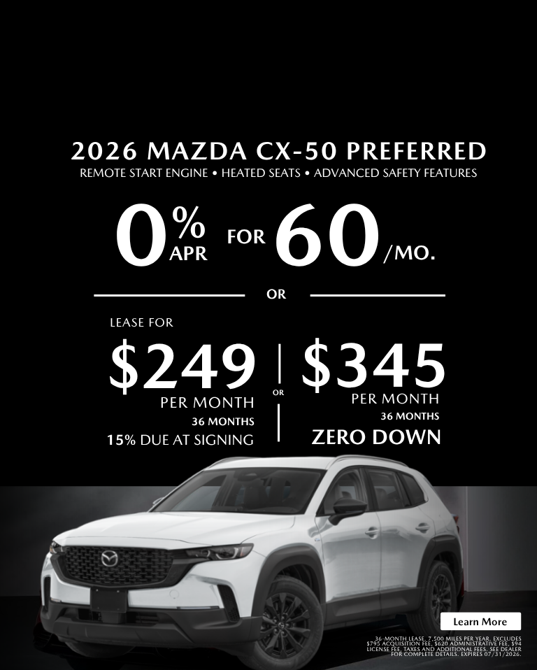 2026 Mazda CX-50 Preferred 0% APR 