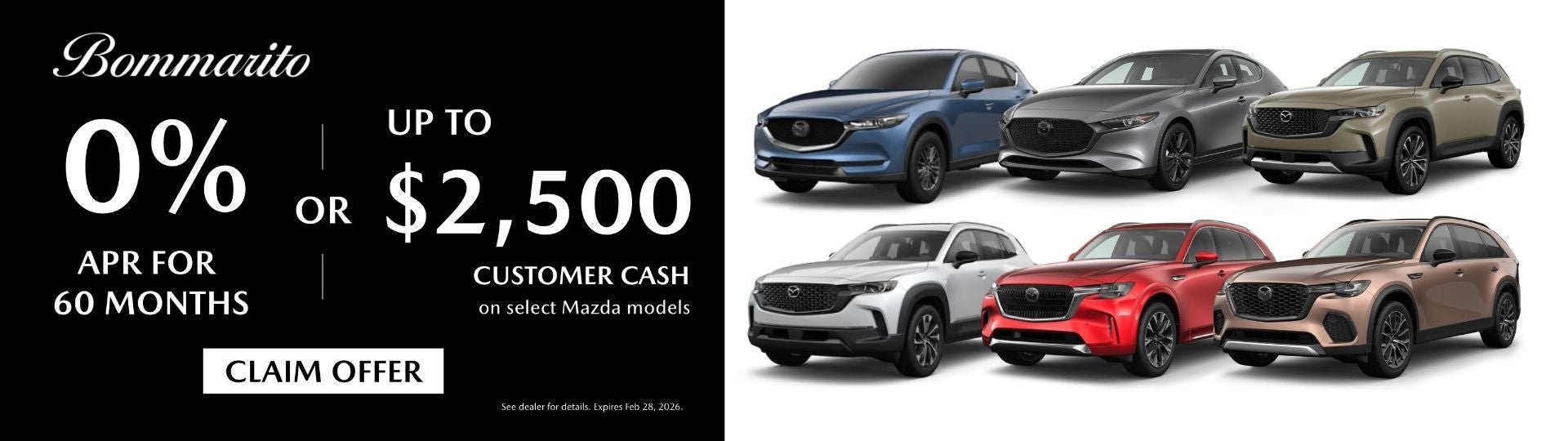 On Select Models 0% APR