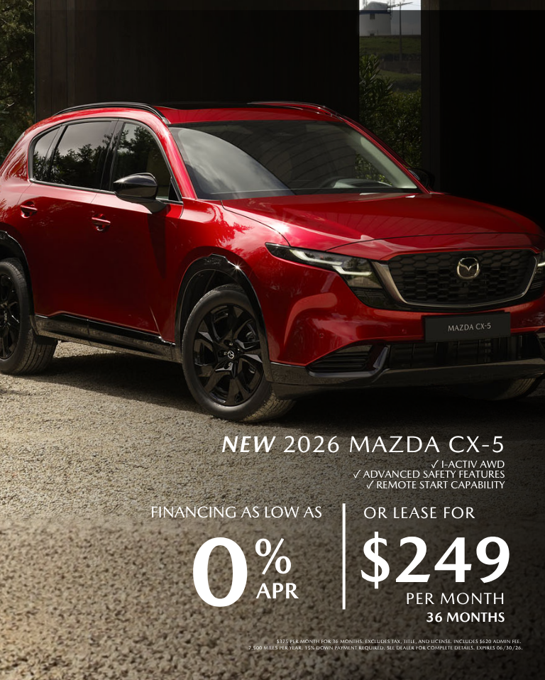 2026 Mazda CX-5 2.9% APR