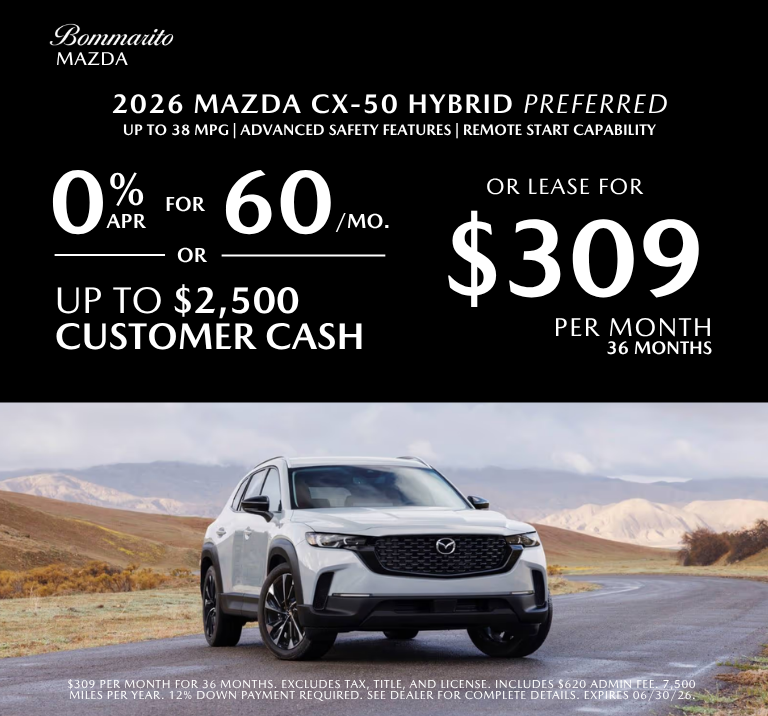2026 Mazda CX- 50 Hybrid Preferred 0% AP